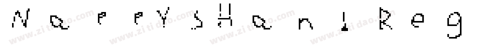 NappysHand Regular字体转换